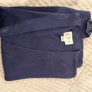 INC Navy Sweater